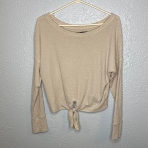 Abercrombie and Finch cream sweater